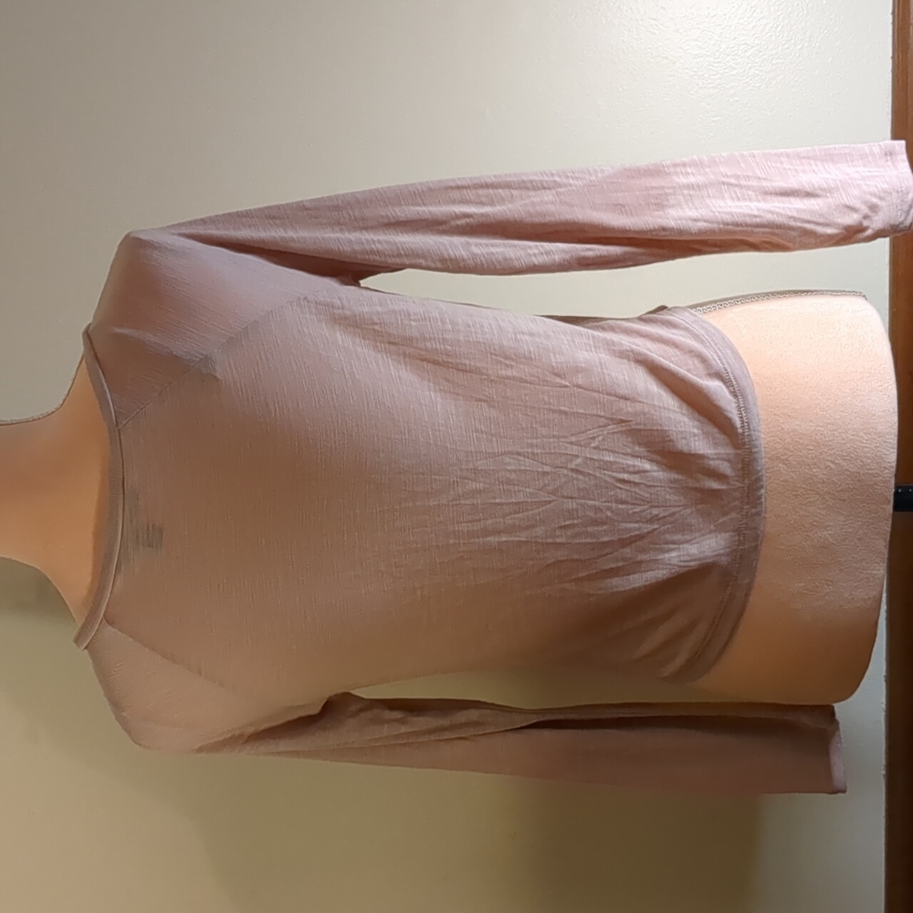 American Eagle Outfitters Pink Top with pearl accents, Women's XS - Picture 5 of 10